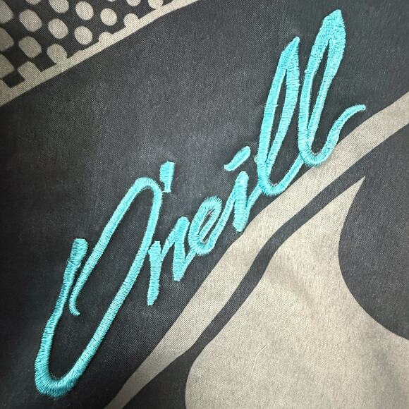 O’Neill Board Shorts Blue Black White Swirl Logo Pocket 22” Outseam Surf - Picture 3 of 6